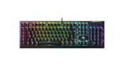 Tastatur - Razer BlackWidow V4 Low-Profile TKL HyperSpeed - Orange Mechanical (Tactile) - Gamingtastatur - Uten numpad - Fransk - Svart - RZ03-04700600-R3N1