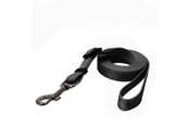 Hund - Dogman Iris Justerbart Nylon Hundebånd Svart Liten 10mm 120-200cm - 223000