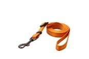 Hund - Dogman Iris Justerbart Nylon Hundebånd Oransje Stor 20mm 120-200cm - 223026