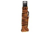 Hund - Dogman Iris flettet sporlina med karabinkrok Oransje 6,5mm 15m - 224006