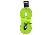 Hund - Dogman Iris Vevd Sporline med Karabinkrok Grønn 20mm 15m - 224008