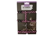 Katt - Dogman Kattesele-set Dot Lilla - 225229