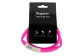 Hund - Dogman LED-ring silikon Rosa - 260604
