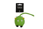 Hund - Dogman Hundeleke Latex Grønn Okse med Pipeleke 21cm - 325013