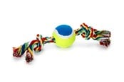 Hund - Dogman Rope Toy with Tennis Ball 16mmx30cm - 325144