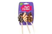 Katt - Dogman Safarimus 3-pack med catnip - 331190
