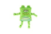 Hund - Dogman Grønn Frogge Plutt Pipende Plysj Hundeleke 20cm - 334043