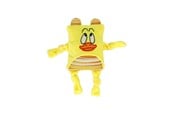 Hund - Dogman Gul Ducke Plutt Pipende Plysj Hundeleke 20cm - 334045
