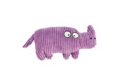 Hund - Dogman Pet Toy RhinoSweet Corduroy Squeaker 20cm - 334099