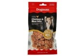 Hund - Dogman Meaty Kylling & Ris Biter Hundegodbiter 80g - 479372