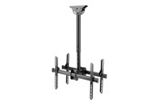 Veggmontering, AV-braketter & AV-møbler - Deltaco Office ARM-0403 mounting kit - back-to-back telescopic - for 2 flat panels - black - Max 45 kg - recommended for 70" - ARM-0403