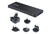Videosplitter - StarTech.com 4-Port HDMI Splitter 4K 60Hz HDMI 2.0 Video 1 In 4 Out HDMI Splitter 4K HDMI Splitter w/Built-in Scaler 3.5mm/Optical Audio Port Durable Metal Housing HDR/HDCP - HDMI-SPLITTER-44K60S