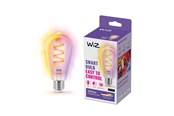 Smarthus - WiZ ST64 E27 Klar Smart Filament Pære - RGB / 16 Millioner Farger + Dimbar Hvit LED - 929003267301