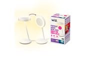 Smarthus - WiZ Portrett Bærbar Smart Skrivebordslampe, Justerbar Hvit og Farge - 929003296801