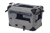Hund - Dogman Milou Canvas Crate Grey Large 70x52x52cm - 375612
