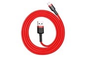 USB - Baseus Cafule USB Lightning Cable 2.4A 0.5m (Red) - CALKLF-A09