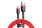 USB - Baseus Cafule cable USB-C 3A 1m (Red) - CATKLF-B09