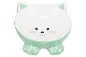 Katt - Trixie Ceramic Bowl cat 0.15 l/ø 14 cm assorted colours - TX24807