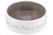 Hund - Trixie Pet's Home Ceramic Bowl Cream 0.3L 12cm - TX25053