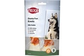 Hund - Trixie Denta Fun Kyllinginnpakket Råhudsknute 11cm (2-Pack) 70g - TX31322
