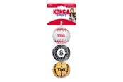 Hund - KONG Dog Toy Sport Balls Medium 6cm Assorted Colors (3-Pack) - 340502