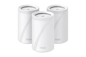 Ruter - TP-Link Deco BE65 (3 stk.) BE9300 Whole Home Mesh WiFi 7 System - Mesh router 802.11a/b/g/n/ac/ax/be (Wi-Fi 7) - DECO BE65(3-PACK)