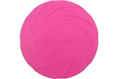 Hund - Trixie Dog Disc Frisbee Natural Rubber Pink 24cm - TX33503