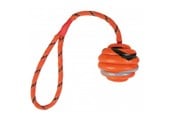 Hund - Trixie Wavy Ball on a Rope for Dogs ø 6/30 cm orange - TX33724