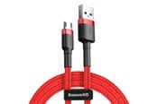 USB - Baseus Cafule Micro USB cable 2.4A 1m (Red) - CAMKLF-B09