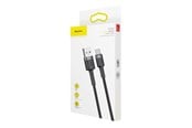 USB - Baseus Cafule cable USB-C 3A 1m (Gray+Black) - CATKLF-BG1