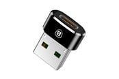 USB - Baseus USB-C to USB-A adapter - black - CAAOTG-01
