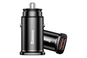 Mobil - Adaptere og ladere - Baseus Square Car Charger 2xUSB QC3.0 5A 30W (Black) - CCALL-DS01