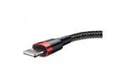 USB - Baseus Cafule USB Lightning Cable 2.4A 0.5m (Red+Black) - CALKLF-A19