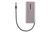 USB-hub - StarTech.com 4x USB-C Ports USB 3.1 10Gbps Portable USB C Hub with 100W Power Delivery Pass-Through Portable USB Type C Hub USB-hub - 4 porter - Grå - HB31CM4CPD3