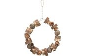 Pinner, husker og lekestativ - Trixie Ring swing wood/pine cone ø 18 cm - TX51701