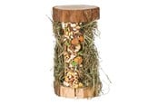 Smådyr - Trixie Wooden Tower with Mountain Meadow Hay 13 × 17 × 13 cm 110 g - TX60198