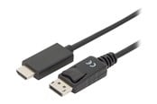 Skjermkabel - DIGITUS ASSMANN adapter cable - DisplayPort / HDMI - 2 m - AK-340303-020-S
