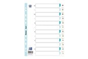 Lommer, Omslag & Registre - Oxford ELBA StrongLine - divider - for A4 - white - 400021040