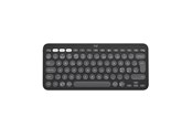 Tastatur - Logitech Pebble Keys 2 K380s Wireless Keyboard - Tonal Graphite - Tastatur - Nordisk - Svart - 920-011879