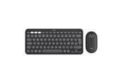 Tastatur - Logitech Pebble 2 Combo Wireless Keyboard/Mouse - Tonal Graphite - Tastatur & Mussett - Nordisk - Svart - 920-012257