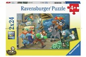 Puslespill - Ravensburger Fairy Tales 2x24p Gulv - 10105719