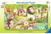 Puslespill - Ravensburger Funny Garden Animals (15) - 10105661