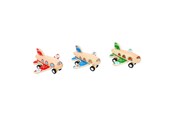 Treleker - Small Foot - Wooden Pull-back Plane per piece - 10688