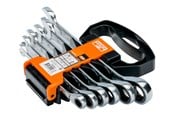 Håndverktøy - BAHCO 1RM/SH6 ring ratchet wrench set - 1RM/SH6