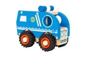 Leketøysbil - Small Foot - Wooden Police Car Blue - 11077