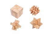 Brettspill & Puslespill - Small Foot - Wooden Brain Puzzles Set of 4 - 2934
