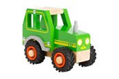Leketøysbil - Small Foot - Wooden Tractor Green - 11078