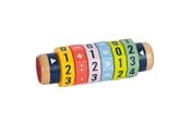 Lek & Lær - Small Foot - Rolling Calculator Wood 1x1 - 10527