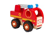 Leketøysbil - Small Foot - Wooden Fire Truck with Ladder - 11075