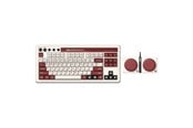 Tastatur - 8BitDo Retro Mechanical Keyboard - Fami Edition - Engelsk (Storbritannia) - Brun - RET00377